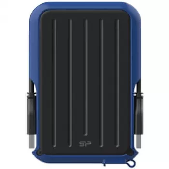 Silicon Power Armor A66 1TB išorinis kietasis diskas USB 3.2 Gen 1, tvirtas, IPX4 atsparus purslams, juodas su raudonomis detalėmis