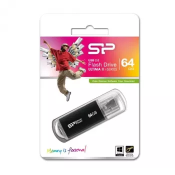 Silicon Power Blaze B02 64GB USB 2.0 Flash Drive - juoda