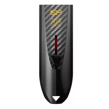 Silicon Power Blaze B25 32GB USB 3.2 Gen 1 Flash Drive, ištraukiama jungtis, juoda