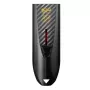 Silicon Power Blaze B25 32GB USB 3.2 Gen 1 Flash Drive, ištraukiama jungtis, juoda
