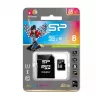 Silicon Power Elite 8GB microSDHC UHS-I U1 V10 atminties kortelė su SD adapteriu