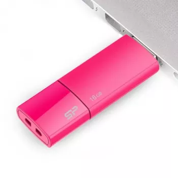 Silicon Power SP016GBUF2U05V1H 16GB USB 2.0 atmintinė, įtraukiama USB-A, tamsiai mėlyna