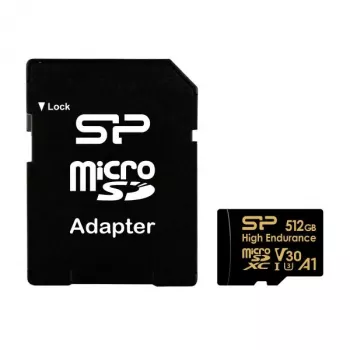 Silicon Power SP032GBSTHDV3V1HSP High Endurance microSD 4K UHD V30 UHS-1 - Micro SD