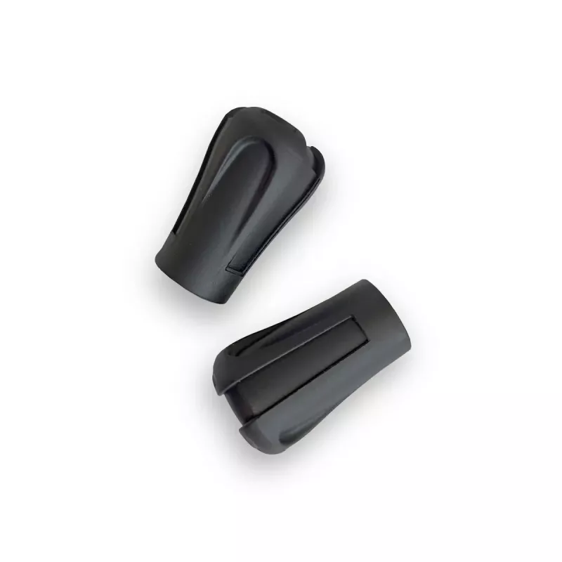 Silva Rubber Paws Trekking Pole Rubber Tips - Black - 1 Pair