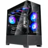 SilverStone Lucid 05 Black 270° Panoramic Glass Design Mid-Tower Case