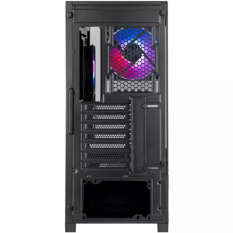 SilverStone Lucid 05 Black 270° Panoramic Glass Design Mid-Tower Case