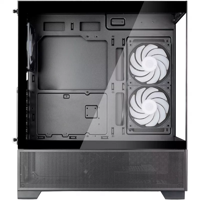 SilverStone Lucid 05 Black 270° Panoramic Glass Design Mid-Tower Case