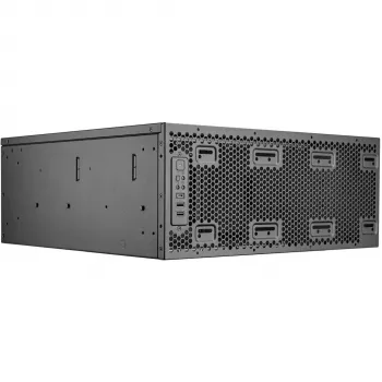 SilverStone RM4A 4U stelažinis serverio korpusas, SSI-EEB, tinklelis - tamsiai pilka