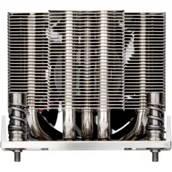 SilverStone SST-XE02-TR5B Low Profile CPU Aušintuvas, 60mm Ventiliatorius, Juodas Aliuminis, Varinis Pagrindas, Intel LGA1150/1151/1155/1156, PWM, 65W TDP