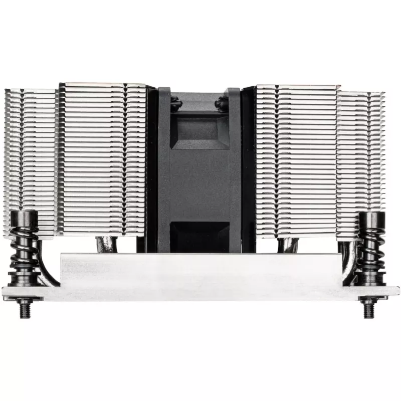 SilverStone SST-XE02-TR5B Low Profile CPU Aušintuvas, 60mm Ventiliatorius, Juodas Aliuminis, Varinis Pagrindas, Intel LGA1150/1151/1155/1156, PWM, 65W TDP