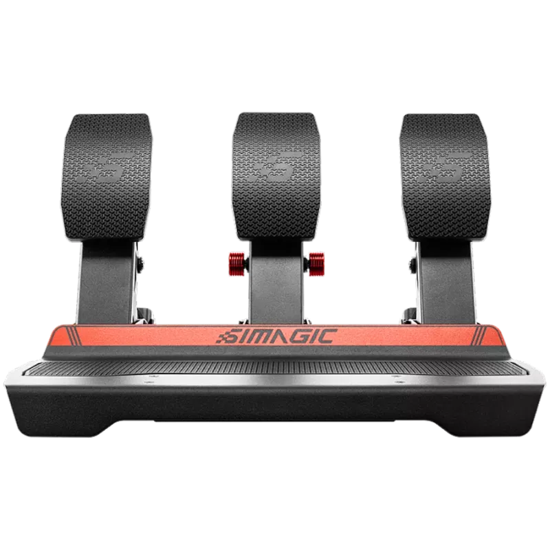 SIMAGIC P700 Modulinė pedalų sistema su 150 kg apkrovos celė ir 35 reguliuojamais stabdžių nustatymais