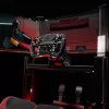 Simagic Zeus Formula vairas - 290mm anglies pluoštas, 4,3 colio LCD, RGB mygtukai, dviguba sankaba