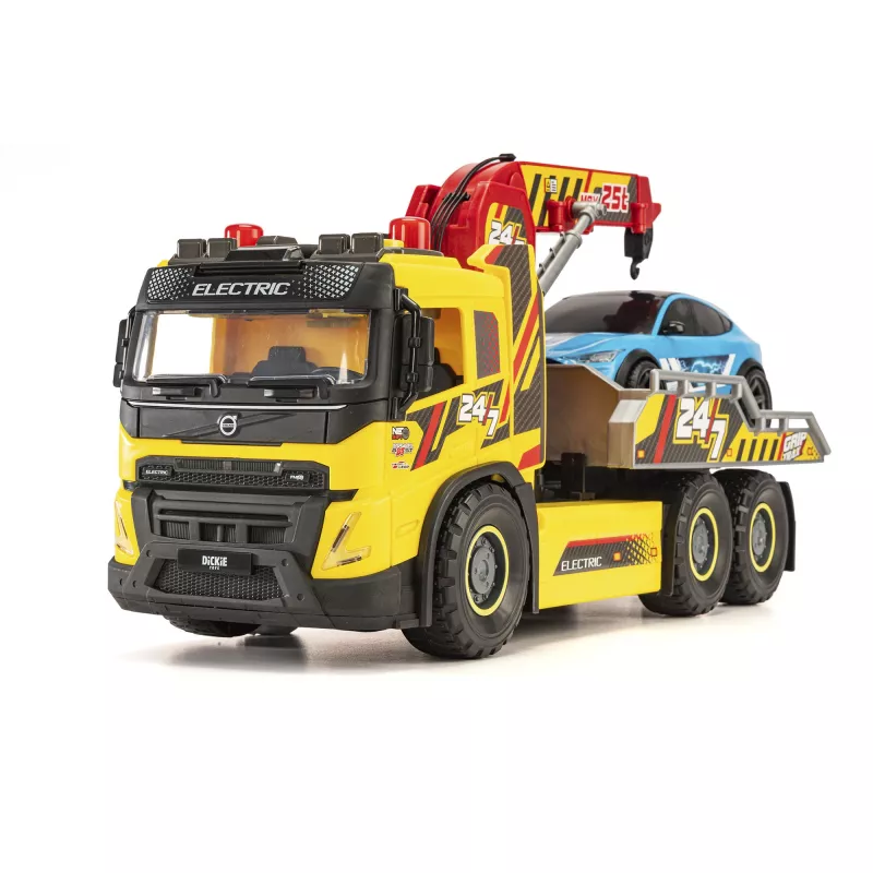 SIMBA-DICKIE Giant vilkikas su šviesomis, garsais, judančiu kranu ir gerve – žaislinė gelbėjimo transporto priemonė vaikams nuo 3 metų
