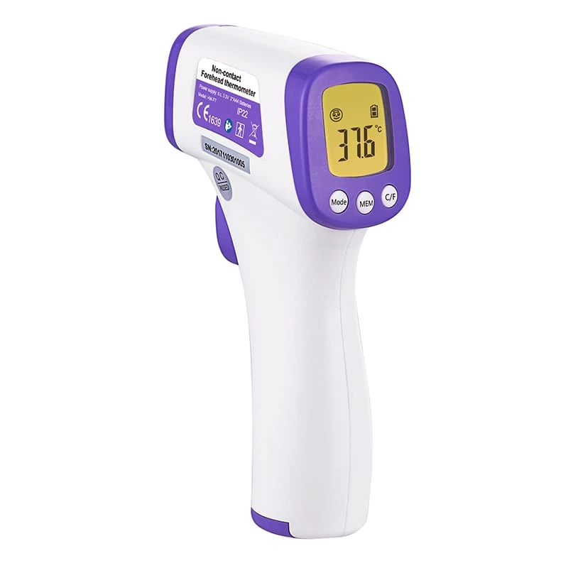 SIMZO HW-F7 bekontaktis LED delninis infraraudonųjų spindulių termometras