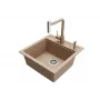 Virtuvinis maišytuvas Sink Helika 51x49x20 cm smėlio spalvos