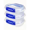 Sistema Plastics 881523 Stačiakampis indas 0.18L Skaidrus 88mm