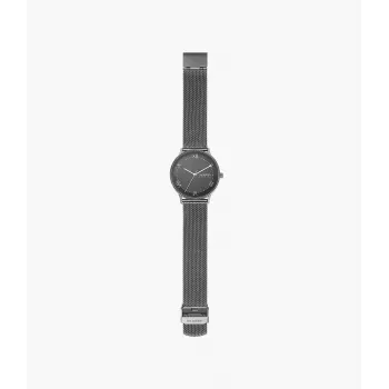 Skagen Holst Vyrų Kvarcinis Laikrodis SKW6624 40mm Nerūdijančio Plieno Tinklelis Pilka