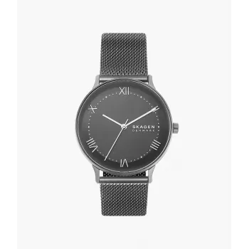 Skagen Holst Vyrų Kvarcinis Laikrodis SKW6624 40mm Nerūdijančio Plieno Tinklelis Pilka