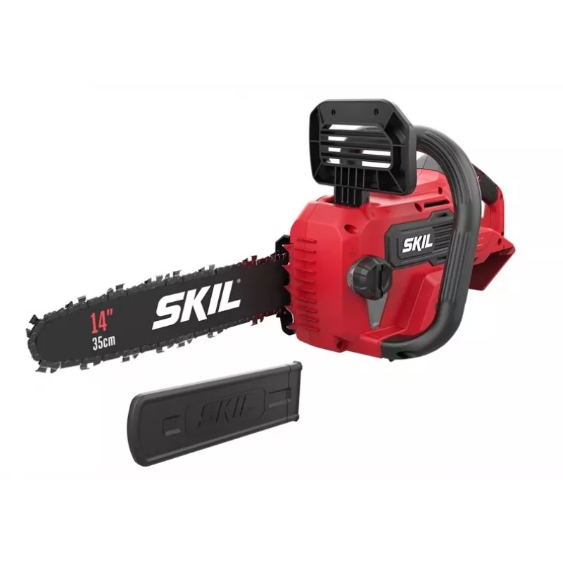 SKIL belaidis grandininis pjūklas 2x20V 35 cm (14 inch) be įrangos - bešepetėlis variklis, automatinis tepimas, grandinės įtempimas be įrankių