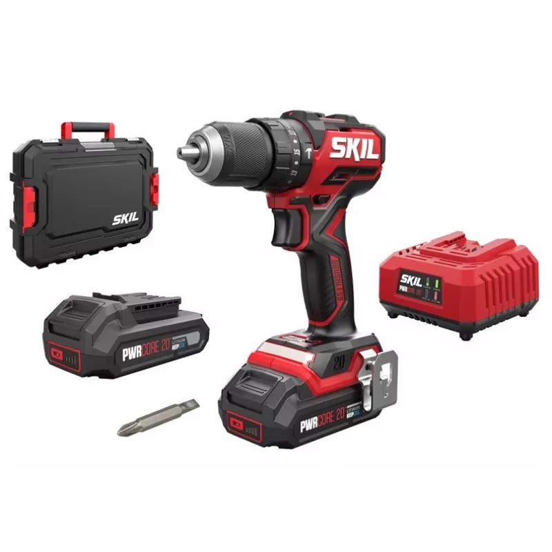 SKIL belaidis gręžtuvas 20V 2x2Ah