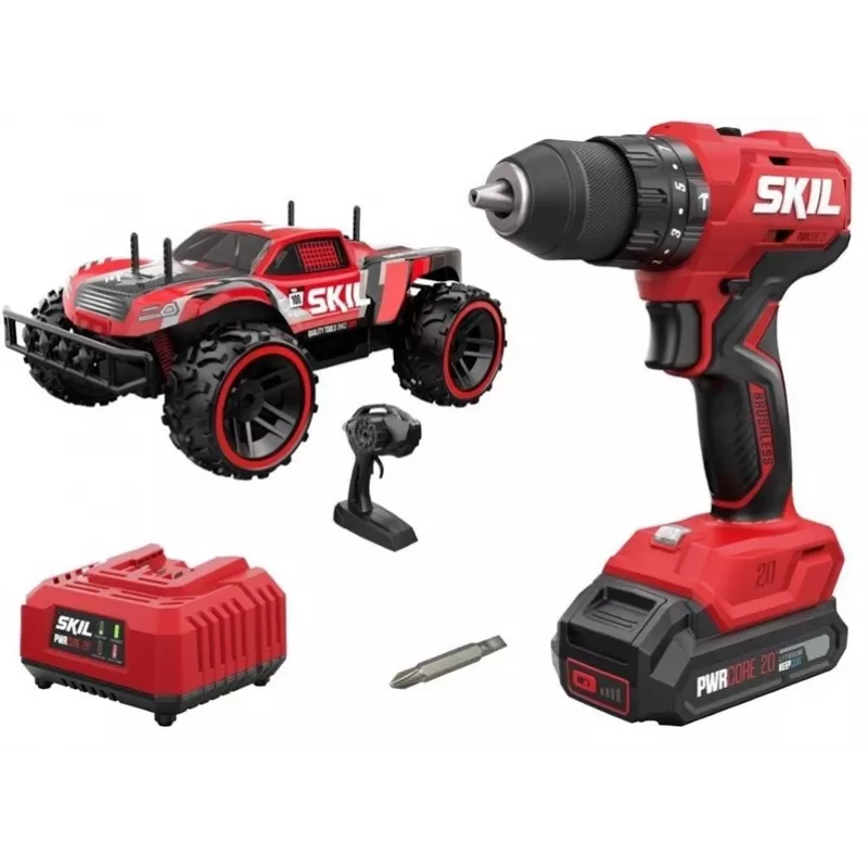 SKIL Impact Drill + RC Car, 1x2Ah 18V
