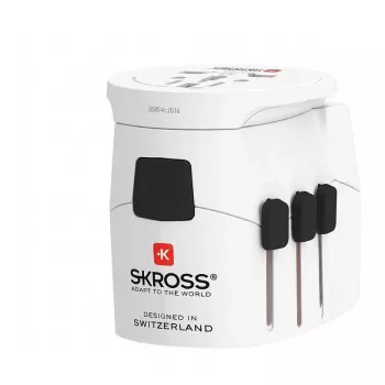 SKROSS Pro Light White kelioninis adapteris