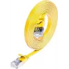 Wirewin Cat.6 SLIM tinklo kabelis STP (PIMF), 0,1 m, geltonas PKW-STP-SLIM-KAT6 0.1 GE