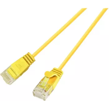 Wirewin Cat.6 U/UTP Slim-Light tinklo kabelis, 0,5m, geltonas PKW-LIGHT-K6 0.5 GE