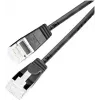 Wirewin Cat 6a U/FTP plonas tinklo kabelis, 0,25 m, juodas, 10 Gbps, PoE++ PKW-LIGHT-STP-K6A 0.25 SW