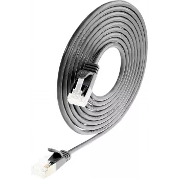 Wirewin Cat 6a U/FTP plonas tinklo kabelis, 0,25 m, juodas, 10 Gbps, PoE++ PKW-LIGHT-STP-K6A 0.25 SW