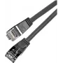 Wirewin Cat6 U/FTP plonas Ethernet tinklo kabelis 0,5 m juodas PKW-STP-SLIM-KAT6 0.5 SW