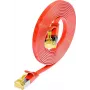 Wirewin Cat6a Slim Ethernet tinklo kabelis U/FTP 0,25 m raudonas PKW-STP-SLIM-K6A 0.25 RT