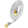 Wirewin Cat6a U/FTP plonas Ethernet tinklo kabelis, RJ45 vyriškas-vyriškas, 1 m, baltas PKW-STP-SLIM-K6A 1.0 WS