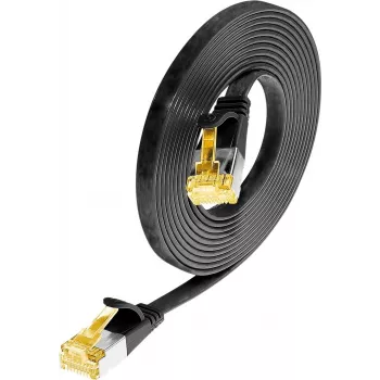 Wirewin Cat6a U/FTP plonas tinklo kabelis RJ45 1m juodas PKW-STP-SLIM-K6A 1.0 SW