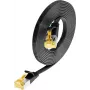 Wirewin Cat6a U/FTP plonas tinklo kabelis RJ45 1m juodas PKW-STP-SLIM-K6A 1.0 SW