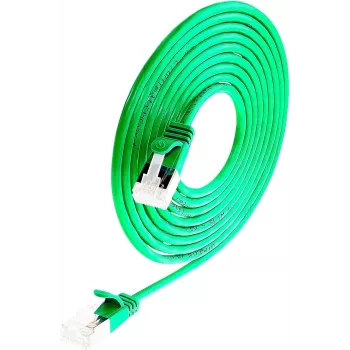 Wirewin Light komutacinis kabelis apvalus U/FTP Cat 6a žalias 2,0 m plonas lankstus PoE (PKW-LIGHT-STP-K6A 2.0 GN)