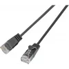 Wirewin PKW-LIGHT-K6 3.0 SW - Cat.6 Slim-Light tinklo kabelis, U/UTP, 3,0 m, juodas