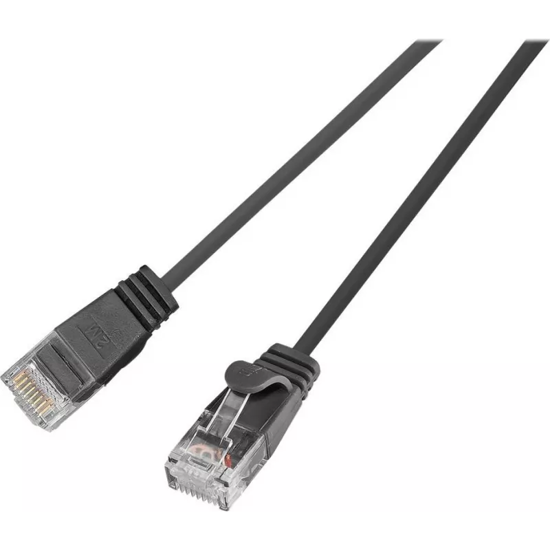 Wirewin PKW-LIGHT-K6 3.0 SW - Cat.6 Slim-Light tinklo kabelis, U/UTP, 3,0 m, juodas