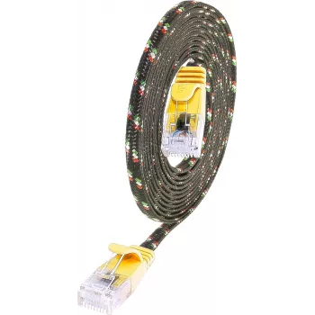 Wirewin PKW-TOUGH-K6 1.0 GE Cat.6 plonas tvirtas tinklo kabelis, U/UTP, 1m, geltonas