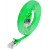 Wirewin SLIM S6 1.5 GN - Cat.6 plonas tinklo kabelis, STP (PIMF), 1,5 m, žalias PKW-STP-SLIM-KAT6 1.5 GN