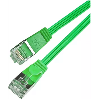 Wirewin Triotronik Cat 6 plonas U/FTP tinklo kabelis, 5m, RJ45, žalias PKW-STP-SLIM-KAT6 5.0 GN