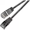 Wirewin Triotronik Cat6 F/FTP 7,5m juodas tinklo kabelis PKW-LIGHT-STP-K6 7.5 SW