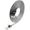 Wirewin Triotronik Cat6 F/FTP 7,5m juodas tinklo kabelis PKW-LIGHT-STP-K6 7.5 SW