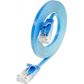 Wirewin Triotronik Cat6 plonas Ethernet tinklo kabelis 5m mėlynas U/FTP PKW-SLIM-KAT6 5.0 BL