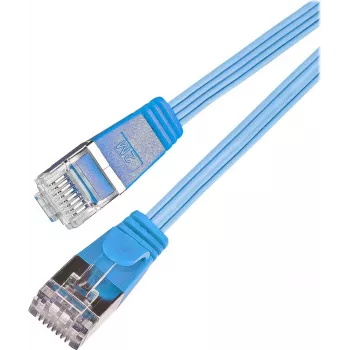 Wirewin Triotronik Cat6 U/FTP plonas eterneto tinklo kabelis 1 m mėlynas PKW-STP-SLIM-KAT6 1.0 BL