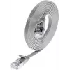 Wirewin Triotronik Cat6 U/FTP plonas Ethernet tinklo kabelis, 3m, RJ-45 vyriškas-vyriškas, pilkas PKW-STP-SLIM-KAT6 3.0