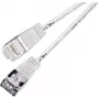 Wirewin Triotronik PKW-LIGHT-STP-K6 0.5 WS Cat6 S/FTP tinklo kabelis, RJ45 vyriškas į vyrišką, 0,5 m, baltas