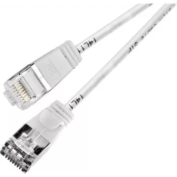 Wirewin Triotronik PKW-LIGHT-STP-K6 10.0 WS Cat6 S/FTP tinklo kabelis, RJ-45 vyriškas į vyrišką, 10 m, baltas