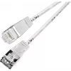 Wirewin Triotronik PKW-LIGHT-STP-K6 15.0 WS Cat6 S/FTP tinklo kabelis, RJ45 vyriškas į vyrišką, baltas, 15 m