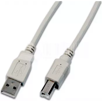 Wirewin USB 2.0 A-B kabelis 1m pilkas USB A-B MM 1.0 GR